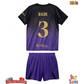Barcelona Alejandro Balde #3 Replica Away Stadium Kit for Kids 2026-27 Short Sleeve (+ pants)
